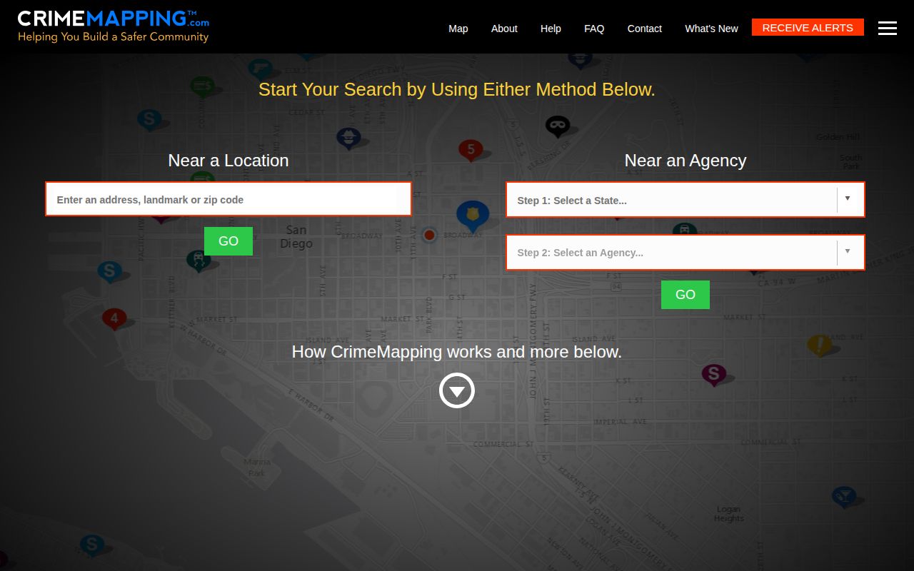 Clay County Liberty Police incident-record map source